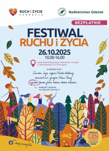 Festiwal RUCHU I ŻYCIA w LOB Marszewo 26.10.25.